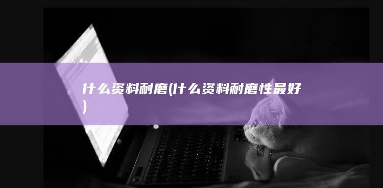 什么资料耐磨性最好